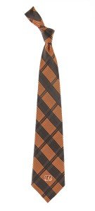 Cincinnati Bengals Woven Plaid Necktie