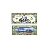 Novelty & Fake Money Motorcycle Million Dollar Bills (pack Of 100) Pack of 100 pcs