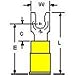 00-54007-02115-5, Fork Terminal 10-12AWG 26.16mm 8.12mm Case (250 Items)