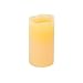 Everlasting Glow Flameless Wax Candle with Timer, Honey Color with Vanilla Scent, 6-Inch Tall by 3-Diameter