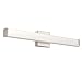 YHTlaeh Bathroom Vanity Light Brushed Nickel Square LED 24 inch 14W Daylight 4000K Wall Bar Lighting Fixtures Over Mirror