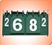 Table Tennis Scoreboard, Basketball Scoreboard, Portable Tabletop Multi-Scoreboard with Game Record