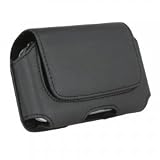 Radiance Brand Black Leather Case Horizontal for Samsung: Epic 4G, i350 Intrepid, i920 Omnia II CDMA, T959 Vibrant / Galaxy S and Free Antenna Booster.