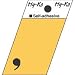 Hy-ko Prod Co Gr-10/ Aluminum Adhesive Comma Symbol Sign 1-1/2