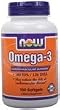 NOW OMEGA-3 FISH OIL 1000 MG SOFTGELS
