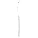 Dixie KH017 Heavy Weight Polystyrene Knife, 7.5" Length, Crystal Clear (Case of 1,000)