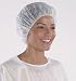 ^Boundary Bouffant Caps - Blue Cap, 21" Min.Order is 1 CS ( 5 box / Case; 500 Each / Case; )