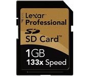 Childrens Toyshop  Electronics : Lexar 1GB 133X Professional Secure Digital Card (SD)
