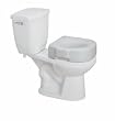 Drive Medical Raised Toilet Seat With No Arms White - Case of 3 - Model 12040-3