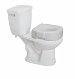 Raised Toilet Seat With No Arms White - Case of 3