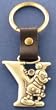 Mickey Mouse Letter Y Brass Key Chain Disney
