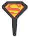 Superman Plastic Cake Decorating Cupcake/Food Pick
