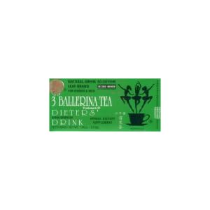 Click here to buy 3 Ballerina Tea Dieters' Drink Extra Strength 432 Tea Bags (In 24 Boxes) by 3 Ballerina.