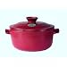 Emile Henry Flame Top 4.2-Quart Round Oven, Red