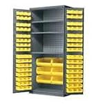 AKRO-MILS 102-AkroBin Combination Bin Cabinet - Gray