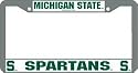 Michigan State Spartans Chrome Frame