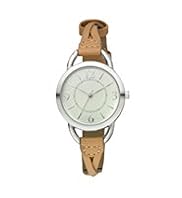 Round Face Plait Strap Analogue Watch
