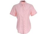  : Misses C.B. Casual Short Sleeve Solid Oxford Shirt