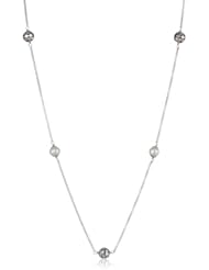 Honora "Times Square" White Freshwater Cultured Pearl Tincup Necklace, 36"