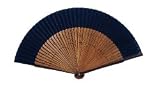 絹貼扇子（7寸/40間・手貼）収納用文化箱付き/No1754/No1755