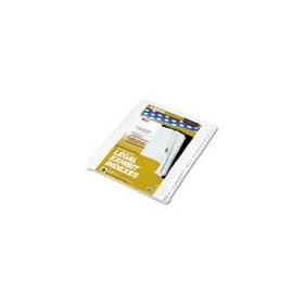 Kleer-Fax 91904 - 90000 Series Legal Exhibit Index Dividers, 1/25 Side Cut, Label 76-100-KLF91904