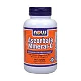 ASCORBATE-C MINERALS - 90 TABS., (Now Food)