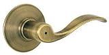 Accent Privacy Leverset, Antique Brass
