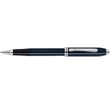 Cross Townsend, Quartz Blue Lacquer, Selectip Rolling Ball Pen, with Rhodium Plated Appointments (695-1)