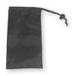 Industrial Grade 2YAX8 Drawstring Nylon Case w/Lock Stop, Black