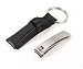 Stainless Steel Nail Clippers in Black Leather Case with Key-ring [ Solingen, Germany ]