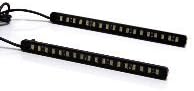 Super Bright Universal Aluminium LED Daytime Running Lights - Bolt Or Stick On -length 16cm
