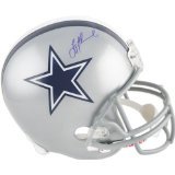 TROY AIKMAN SIGNED AUTOGRAPHED MINI HELMET DALLAS COWBOYS COA + HOLOGRAM