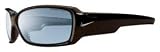 Nike Nix Sunglasses, EV0488-257, Chocolate with Vivid Blue Frame/ Blue-Grey Lenses