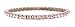 L. Erickson USA Swarovski Crystal Stretch Bracelet - Light Rose Swarovski
