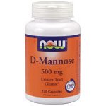 NOW Foods, D-Mannose 500 mg - 120 Caps
