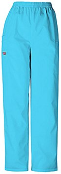 Cherokee Workwear Women's Cargo W4200 Pull-On Scrub Pant (Mali-blu, X-Small)
