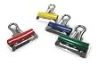 Industrial Grade 2WFW3 Bulldog Clip, 2 5/8 In W, Asrt, PK12