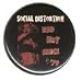 SOCIAL DISTORTION - Red Hot - Button / Pin