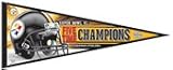 Pittsburgh Steelers 5 Times Super Bowl Champions Pennant