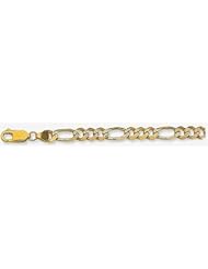 5.5mm 14k 3 Color Figaro Chain 24"