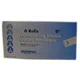 Conform Stretch Gauze Bandages, Sterile 6 Inches X 4.5 Yards - 6 Rolls