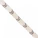 New 14KT Yellow Gold Oval Opal Diamond Bracelet 7.5in