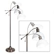 OttLite 25549RB5 - Rubber Bronze Tupelo Floor Lamp, Includes 25 Watt OttLite CFL