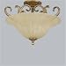 Triarch International 32751-22 Silvery Gold Fleur de Lis Traditional / Classic 3 Ligh...