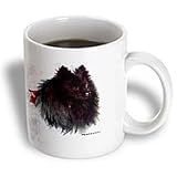 Dogs Pomeranian - Black Pomeranian - Mugs