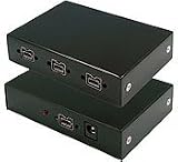 Unibrain FireRepeater-800 Pro FireWire 800 IEEE 1394b Repeater Hub 4 Port