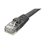 Cat6 Patch Cable, W/Boot 25Ft, Black