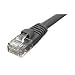 Cat5E Enhanced Patch Cable, with Boot 1Ft, BlACk