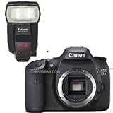 Canon EOS-7D Digital SLR Camera with Speedlite 580EX II