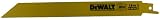 DeWalt DW4809 8-Inch 14 TPI Straight Back Heavy-Gauge Bi-Metal Reciprocating Saw Blade, 5-Pack